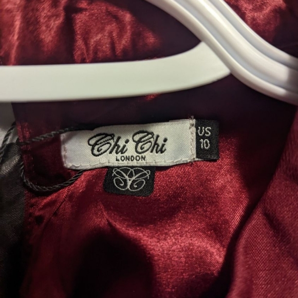 Chi Chi London Red tulle dress - Picture 2 of 5